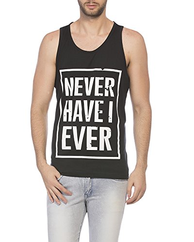 Alan Jones Mens Cotton Black Printed Vest RS.319 (54.00% Off) - Amazon
