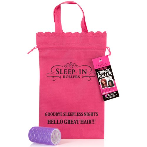Sleep-In Rollers Fringe Roller with Drawstring Bag