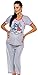 Zeta Ville - Women's Maternity Nursing Pyjamas Soft Jersey Cartoon Print - 218c (Pink, UK 16)