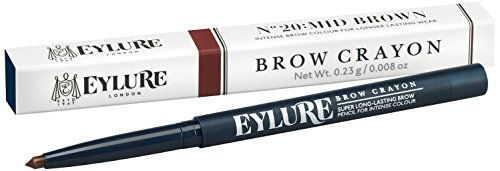 Eylure Defining and Shaping Brow Crayon, Mid Brown