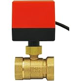 Motorized ball valve DN15 DN20 DN25 DN32 DN40 DN50 AC220V AC24V DC12V 2 ways brass floor heating air conditioning