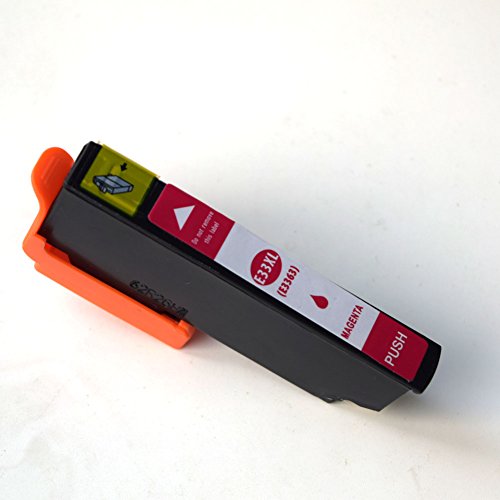 OYAT® 5x Hohe Kapazität Kompatibel Tintenpatronen Ersatz für Epson 33 33XL für Epson Expression Premium XP-530 XP-540 XP-630 XP-635 XP-640 XP-645 XP-830 XP-900 Drucker - 6