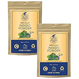 Khadi Ark Indigo Powder (Pack of 2) 100 GM Each
