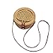 Produktbild Korbtasche Bambus Handgemachte Vintage Modische Rattan Stroh Gewebte Tasche BöHmen Stil Runden Bogen Strandtasche Zuhause Aufbewahrungstasche FüR Frauen Rund Korb Runde Geflochtene Tasche