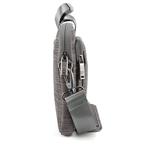 Laptoph  lle  Evecase 11 6-12 9 Zoll Universal Gepolsterte Notebook Briefcase Laptop Schutzh  lle mit Anzug-Gewebe Abl  sbaren Tr  ger Handgriff Front