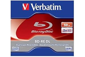 Verbatim 43760 disque vierge Blu-Ray - disques vierges Blu-Ray (Coffret à bijoux)