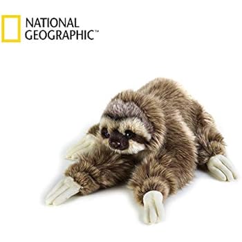 Wild Republic 12257 Sloth Plush, Soft Toy, Cuddlekins, 30 cm, Grey