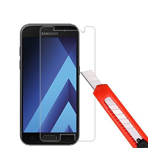 (2 Pack)Samsung Galaxy A3 (2017) Panzerglas – EUGO 9H Gehärtetem Glas Schutzfolie Displayschutzfolie Panzerglas für Samsung Galaxy A3 (2017) - 4