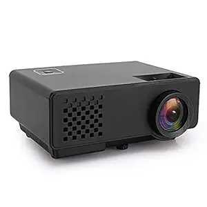 PUNNKK P6WIFI Mini LED Video Projector, 1500 Lumens 120 Inch Multimedia Projector Supporting 1080P, HDMI, USB, VGA, AV for Home Theater Entertainment Parties