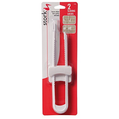 Stork Child Care Sliding Cupboard Locks (2 Pack)