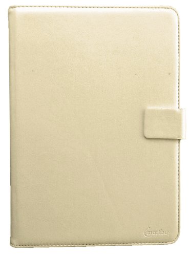 Emartbuy® Weiß Eingabestift + Universalbereich ( 8 – 9 Zoll ) Weiß Multi Winkel Folio Executive Hülle Schutzhülle Case Cover Wallet mit Kartensteckplätze geeignet für Acer Iconia A1-830 8 Zoll Tablet - 3