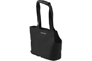 UNITED PETS Lazy Dog Borsa Trasportino per Cani Piccoli, Trasportino per Piccoli Animali Domestici, di Design, Leggera, Pieghevole, Nero