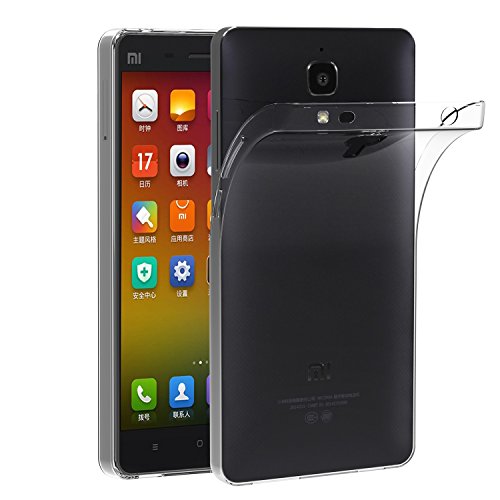 iVoler Funda Xiaomi Mi 4 Slim Fit Xiaomi Mi 4 Funda Carcasa Case Bumper con Absorci  n de Impactos y Anti-Ara  azos Espalda Case Cover para Xiaomi Mi 4 - Transparente