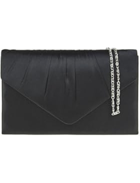 Fi9®, Damen-Clutch, Handtasche, Satin, für Party, Ball, Braut, Abendveranstaltungen, Portemonnaie/Handtasche