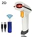 Produktbild 2D Barcodescanner -QR Barcodeleser 2.4G Wireless + USB 2.0 Handscanner/ PDF417 / DataMatrix/Präzise und schnell Play & Plug/für Linux Mac und Windows PC- Upgrade 2019