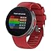 Produktbild QHJ Armband für Polar Vantage V, Für Polar Fitnesstracker Vantage V Smart Watch Ersatz Uhrenarmband Soft Silikon Gummi Uhrenarmband Armband Tasche für Polar Vantage V Smart Watch (Rot)