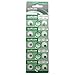 Price comparison product image SUNCOM (10 pcs) AG0 Alkaline 1.5V Button Cell Battery Single Use LR512 LR63 SR521SW 379 D379 618 Watch Toys Remotes Cameras