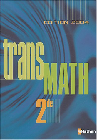 couverture de : Transmath 2de