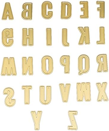 Youngnet Uppercase Letters Cutting Dies for Card Making