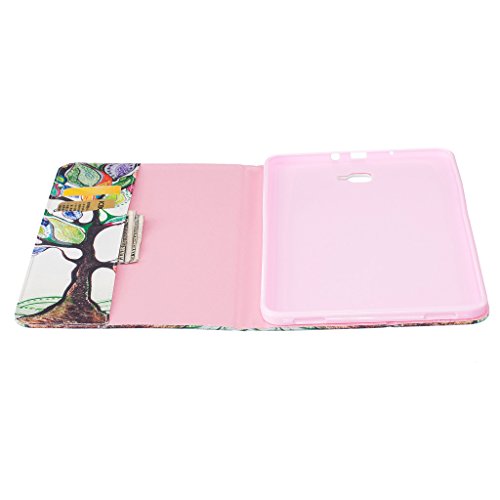 Samsung Galaxy TAB A 10.1 Hülle, COLJOY Samsung Galaxy TAB A 10.1 SM-T580 T585 – Kunstledertasche PU Schutzhülle Tasche Leder Brieftasche Hülle Case Cover mit praktischer Ständerfunktion und Auto Sleep / Wake Up Funktion, BF64 - 5