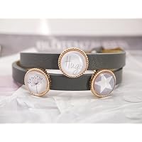 Personalisiertes Lederarmband mit Wunschnamen