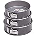 Produktbild 3 Springformen Set mit 2-fach Beschichtung Ø24,22,20 cm antihaft Backform rund 6 cm hoch Kuchenform Kuchenblech Tortenring Kuchenring Backblech Backformen Ring Torte Kuchen Backen Form Blech -230°C