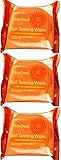 Skin Deep Self Tanning Wipes 20 Wipes x 3 Packs