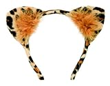 Velvet Leopard Ears Accessory for Animal Fancy Dress