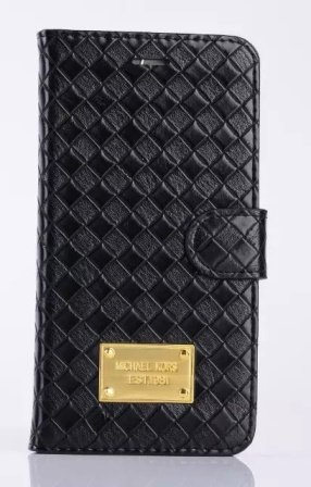Black White Stripe Michael Kors Phone Case Cover For Iphone 6plus/Iphone 6sZ&plus (5.5inch) Fresh Style MK Logo Back