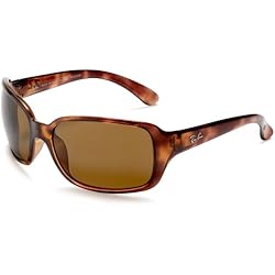 Ray-Ban Rb4068 - Gafas de sol, Rectangulares, Polarizadas, Marrón (Havana)