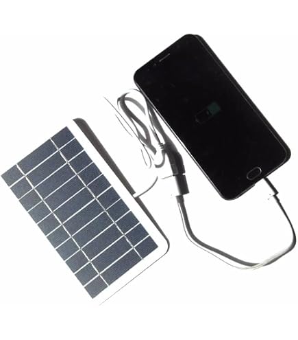 Draagbaar Zonnepaneel – 5W 5V – Opvouwbaar – Met LED-verlichting – Snel Opladen Via USB-C – Voor Wandelen, Kamperen & Noodsituaties