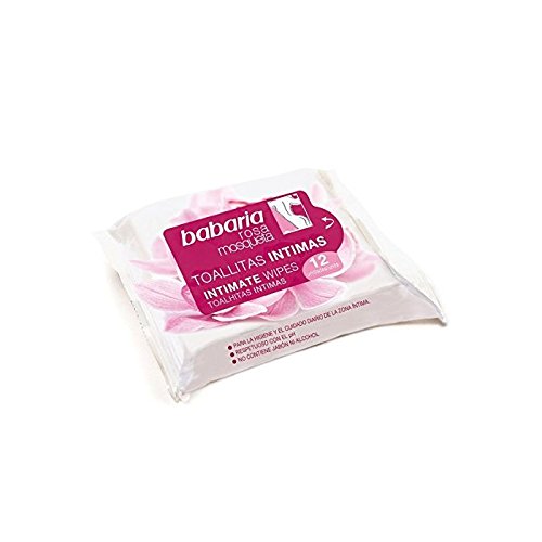 Babaria Rosa Mosqueta Intimas Wipes – Pack of 12