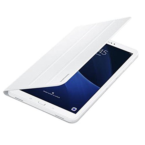 SAMSUNG Book Cover f  r Galaxy Tab A 10 1  2016  Schutzh  lle f  r Vorder- und R  ckseite mit Aufstellfunktion weiss