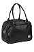 Lassig Multizip Style Diaper Bag includes matching Bottle Holder, Changing Mat and Stroller Hooks and lots of compartments for Changing your baby, Black
