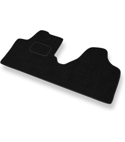 Tapis De Sol Sur Mesure Velours Noir MTM Sport Pour Peugeot Expert II Van 2007-2016 - Set Avant Avec Fixations Et Talonnette