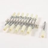 12 Stück 4mm x 14mm Rundschleifmaschine Kopf Wollfilz Bobs
