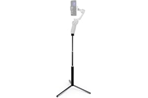 Varilla de extensión de trípode MAXCAM Selfie Stick para dji OM 5/4 / Osmo Mobile 3 2, Varilla de extensión de aleación de Aluminio + trípode.