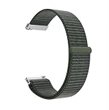Altsommer 4 Farben Armaband 22mm für Samsung Gear S3 Frontier Klettverschluss Nylon Loopback mit Schnellverschluss Armband Gewebtes Uhrenarmband Ersatzarmband fü Damen Herren (Armee Grün)