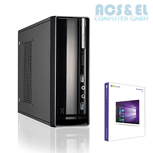 Preisvergleich Produktbild Xercon Mini ITX * LÜFTERLOS * PC System Intel J4205 4x 2.6GHz, Quadcore / 8GB DDR3-1600 / 120GB ultraschnelle SSD Disk / Intel HD Graphics 400 / Windows 10 Professional [98745_W10]