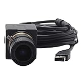 8MP Webkamera mit einstellbarer Auflösung oder Bildformat mit vario 2,8 - 12 mm Objektiv , Manuelles Anpassen der Zielentfernung, Wird für die Remote Live Teaching / Industrielle Manchine-Sichtprüfung angewendet