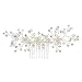 Remedios Vintage Flower and Leaf Inspiration Hair Comb Wedding Bridal Hair Accessory Handmade