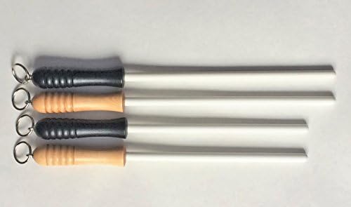 Idahone Fine Ceramic Sharpening Rod (10, Black Handle) by Idahone