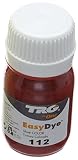  Trg Thoe One Easy Dye, Tinte para Zapatos para Hombre, Red 112, 20.00 ml