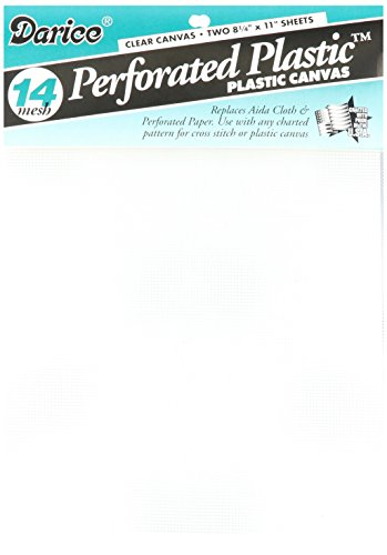 Darice Canvas Perforado, 29.97x21.08x0.03 cm, 2 Unidades