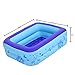 Produktbild Aufblasbarer Pool Aufblasbarer Verdickungseimer Für Kinder Für Das Planschbecken Blau Mit Zwei Ringen 1-2 120 * 92 * 34Cm