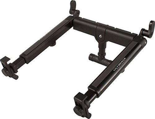 Ultimate Support HYPERMOUNT QR - Black Aluminium Keyboard Stand - Adjustable - QR Mounting - Folds Flat for Storage