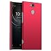 Produktbild for Sony Xperia XA2 Plus Hülle, ZUERCONG [Sand Serie] Ultra Dünn Slim Cover Case Anti-Fingerabdrücke Shockproof Handytasche Hartplastik Schutzhülle für Sony Xperia XA2 Plus, Kies Rot