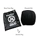 Mosquito Nets 4 U® Large Black Mosquito Net Bed Canopy Full Coverage Protection for Holiday & Home. Non Skin Irritation. 156 holes per square inch.  Free Mosquito Nets 4 U Drawstring Bag.