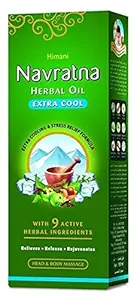 Navratna Ayurvedic Oil Extra Thanda, 100 ml