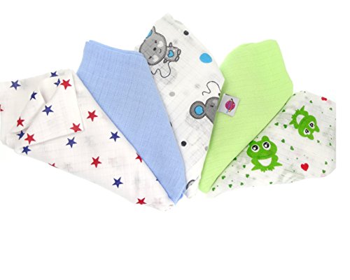 Babymajawelt® Stoffwindeln Paket – 50 Teile Mullwindeln Spucktücher Molton Waschlappen- SORGLOS PAKET - 2